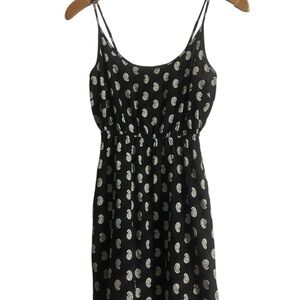 🛍️5/$25 GAP Black and White Patterned Mini Dress size S